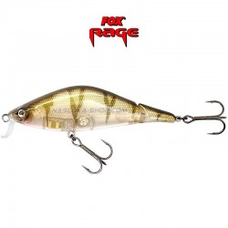 Floating Τεχνητό δύο τεμαχίων Fox Rage Gonzo SR80 10γρ - Χρώμα UV Striped Shiner