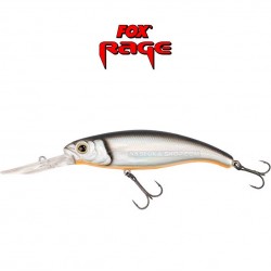 Wobbler Fox Rage Slick Stick DR - UV Silver Baitfish