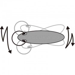 Wobbler Yo-Zuri 3DS Flat Crank 55F - 5.5εκ - 7.5γρ - Χρώμα TSH