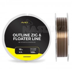 Μεσινέζα Zig - Rig Avid Outline Zig & Floater Line - 100μ