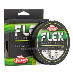 Μεσινέζα Berkley Flex Monofilament - Low-Viz Green - 300μ
