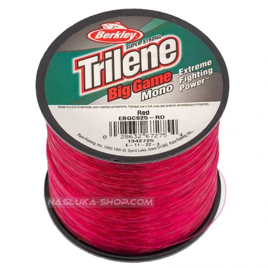 Πετονιά/Monofilament Berkley Trilene Big Game - Red