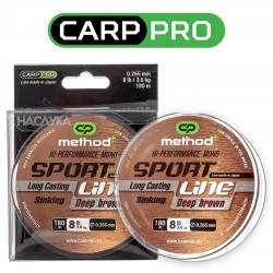 Method Feeder Πετονιά Carp Pro Method Deep Brown - 180μ