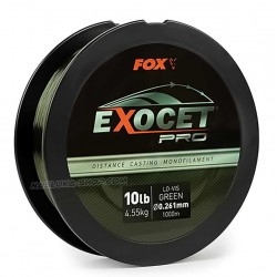 Μεσινέζα Fox Exocet Pro Distance Casting Mono - Lo-Vis Green - 1000μ