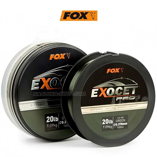 Μεσινέζα Fox Exocet Pro Distance Casting Mono - Lo-Vis Green - 1000μ