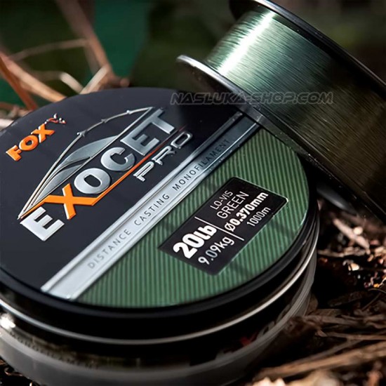 Μεσινέζα Fox Exocet Pro Distance Casting Mono - Lo-Vis Green - 1000μ