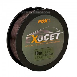 Μεσινέζα για ψάρεμα κυπρίνου Fox Exocet Trans Khaki - 1000μ