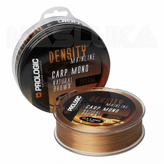 Μεσινέζα για ψάρεμα κυπρίνου Prologic Density Carp Mono 1000μ - Natural Brown