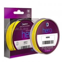8κλωνο Νήμα Delphin Hero 8 - Fluo Yellow - 117μ