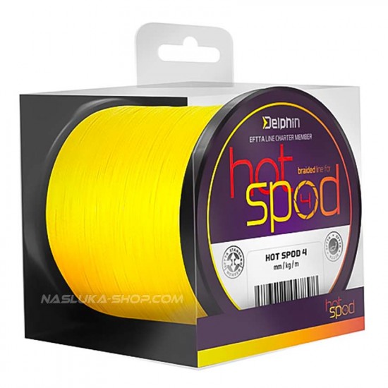 Νήμα 4κλωνο Delphin Hot Spod - Yellow - 300μ