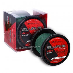 Νήμα για ψάρεμα γουλιανού Mikado Silurus Big Boy Gear 4x Braid - 600μ - Green