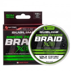 Βυθιζόμενο Νήμα Nytro Sublime Sinking Feeder Braid X8 - 150μ