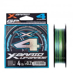 Νήμα 4κλωνο YGK X-Braid Upgrade X4 - 150μ - White/Jigman Green/Marine Blue