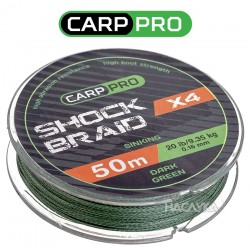 Νήμα Schok Leader Carp Pro Shock Braid x4