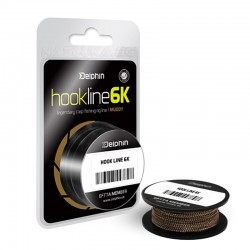 Νήμα για αρματωσιές κυπρίνου Delphin Hookline 6K - 20μ - Muddy
