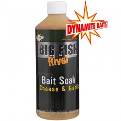 Ενισχυτικά Δολωμάτων Dynamite Baits Big Fish River Bait Soak 500ml - Cheese & Garlic