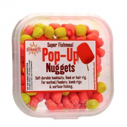  Dynamite Baits Pop-up Nuggets Super Fishmeal - Yellow/Red