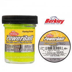 Πάστα Ψαρέματος Πέστροφας Berkley Extra Scent Glitter - Chartreuse