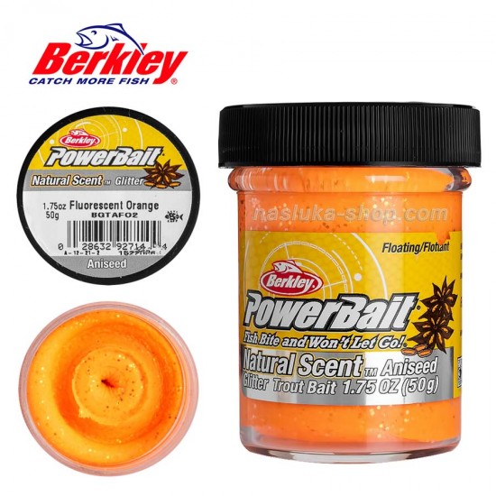Μαλάγρα Πάστα για ψάρεμα πέστροφα Berkley Natural Scent Glitter Aniseed - Γλυκάνισο