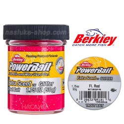 Μαλάγρα Πάστα για ψάρεμα πέστροφα Berlkey Extra Scent, Trout Bait - Fl. Red