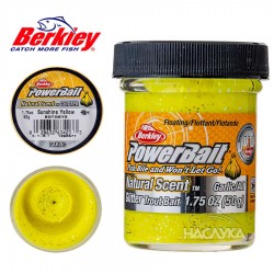 Μαλάγρα πάστα για ψάρεμα πέστροφας Berkley Natural Scent Glitter - Garlic - Sunshine Yellow