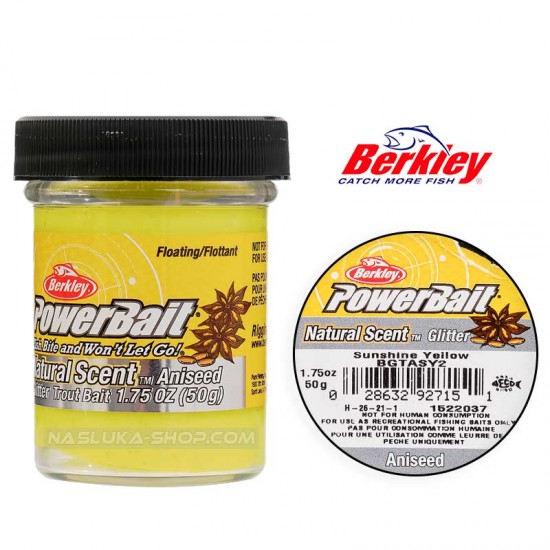 Πάστα Ψαρέματος Πέστροφας Berkley Natural Scent - Aniseed
