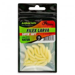 Σκουλήκια Σιλικόνης Filex Larva - χρώμα Natur