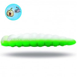 Προνύμφες σιλικόνης Magic Trout B-Maggot - Green White