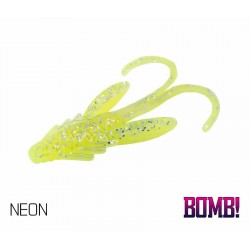 Τεχνητά σιλικόνης με γεύση γαρίδας - BOMB Nympha Neon - 10 τμχ