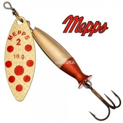 Τεχνητό Mepps Aglia Long Heavy  - Gold Red Dots