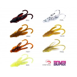Τεχνητά σιλικόνης με γεύση γαρίδας - BOMB Nympha Pearl - 10 τμχ