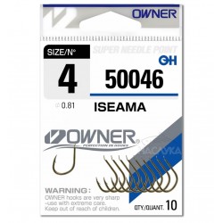 Αγκίστρια Owner Iseama Gold 50046