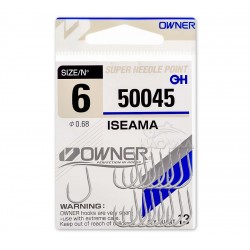 Αγκίστρια Owner Iseama White 50045