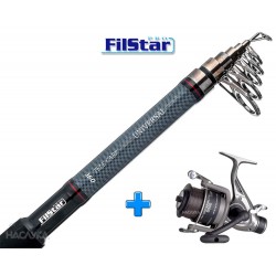 Σετ Καλάμι + Μηχανισμό για ψάρεμα κυπρίνου FilStar Universal Tele Carp - 3.60μ