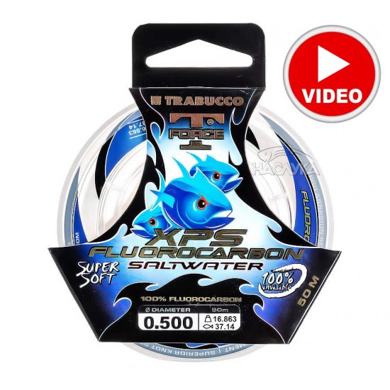 Fluorocarbon Trabucco XPS Fluorocarbon Saltwater 50μ