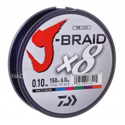 Νήμα Daiwa J-BRAID 150μ multi color