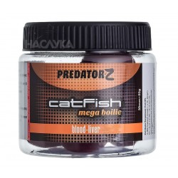 Μπάλες πρωτεΐνης για ψάρεμα γουλιανού Predator-Z CatFish Mega Boilie – Blood-Liver